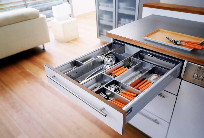 4+1 modern edénytárolási megoldás a konyhában
